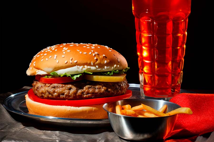 Burger Menü 100gr